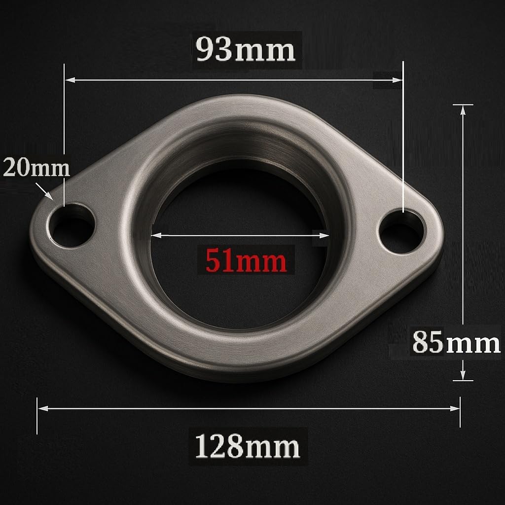 Universal Muffler SUS 304 Stainless Welded and for Car Exhaust and with Bracket X S-NET Flange, Steel, Pressed, Silencers, Repairs, Modifications, B,