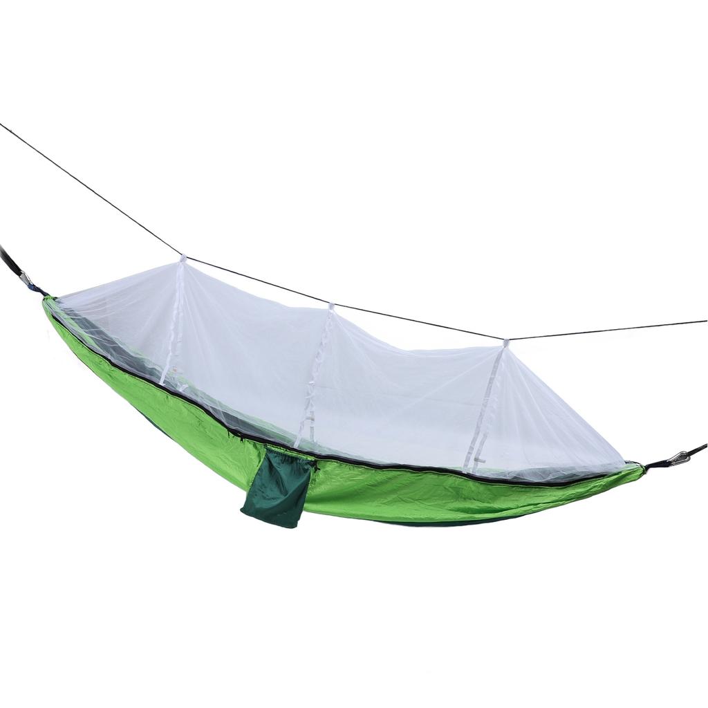 Outdoor Hammock 661lb Load Bearing Lightweight Portable Hammock with Net for Courtyard Camping Picnic
