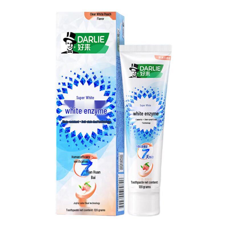 Darlie White Enzyme Peach Toothpaste (2-Pack)