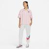 Nike SportWear Turn-down Collar Short-Sleeve T-shirt Pink FQ0701-122