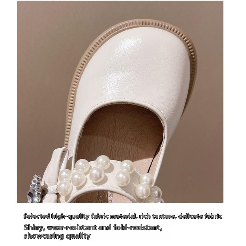 Spring New Fashion Girls Versatile Casual Comfortable Soft-soled Leather Shoes