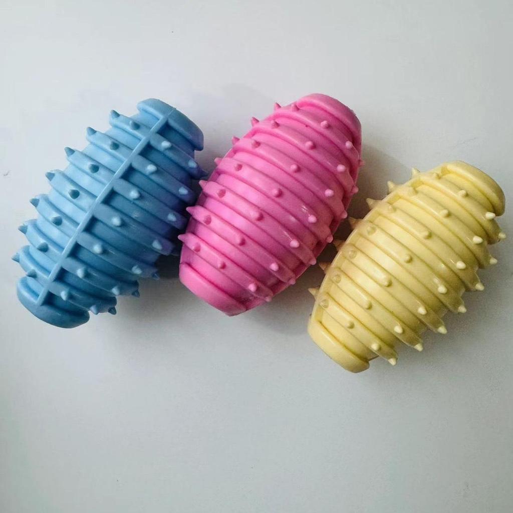 Durable TPR Teething Dog Toys for Golden Retrievers and Corgis - Bite-Resistant Cleaning Sticks and Balls