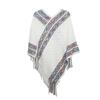 Women's Elegant Knitted Shawl Poncho with Fringed Lightweight Pullover Poncho Sweaters Cape Warm Cozy Knit Poncho Sweater for Women Pullover Cardigan