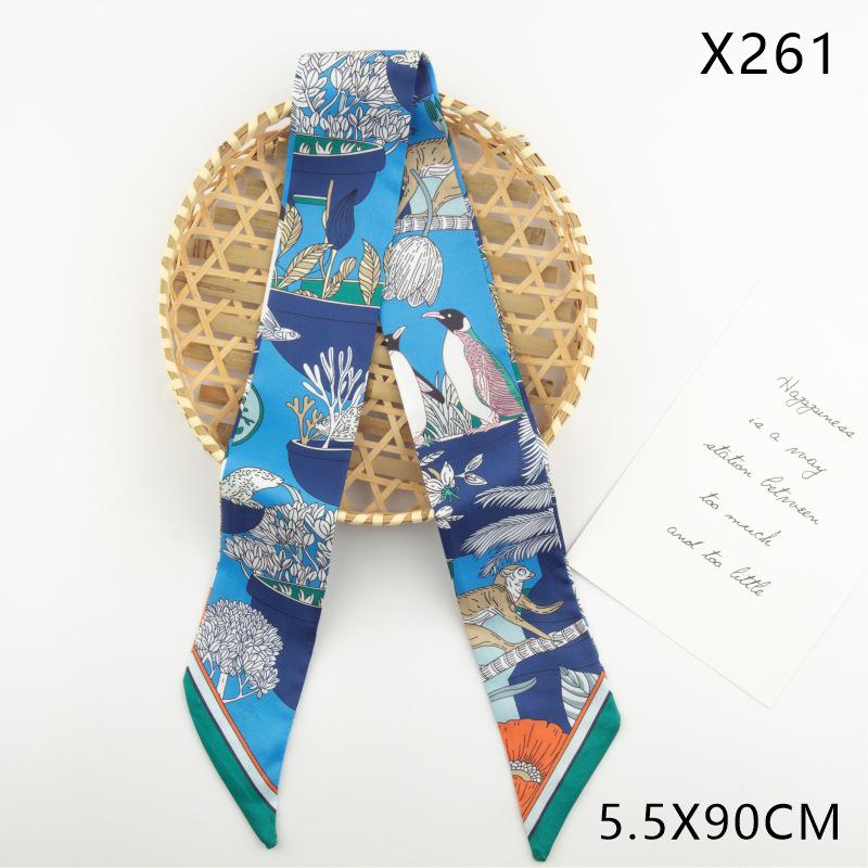 Versatile Vintage Silk Scarf: Hair Tie, Headband, Bag Accessory