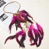 Feather Tassel Headband With Handcrafted Style For Travel And Vacation Decor