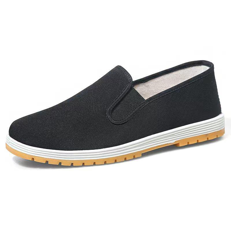 New Cloth Shoes Men's Spring and Autumn Single Shoes Casual Shoes Light and Comfortable Versatile Board Shoes Men