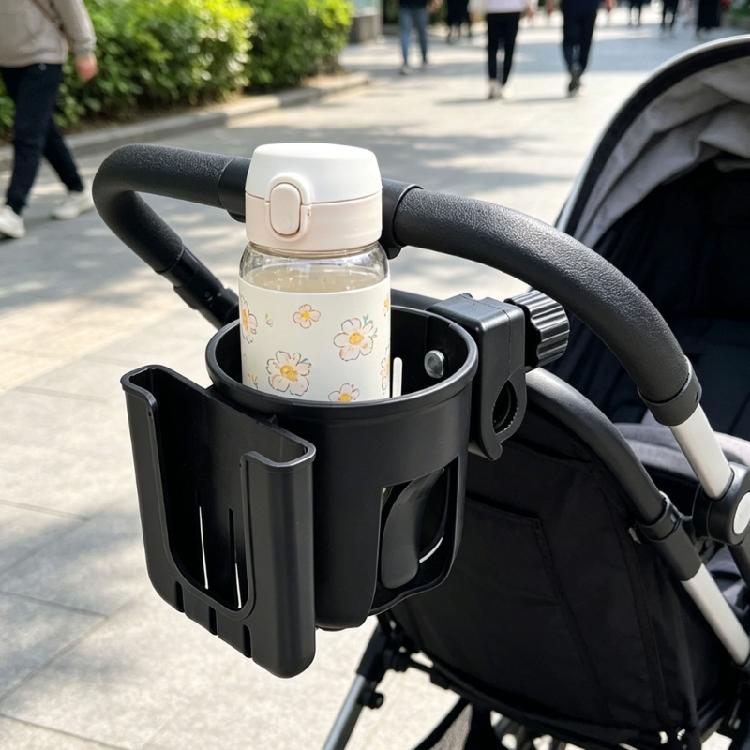 Water Bottles Holders For Infant Strollers With Quick Installation & Safely Grip Design Baby Carriages Cup Mount Bracket