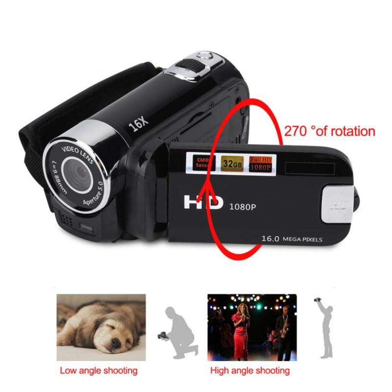 1080P, 16MP, 16x dijital zoom, DV kamera, gece görüş kamerası 1080P Full HD