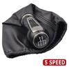 5 6 Gang 10mm Leder Auto Schalthebelknauf mit Manschette Für SEAT IBIZA IV Schalthebelknauf Hebel Stange
