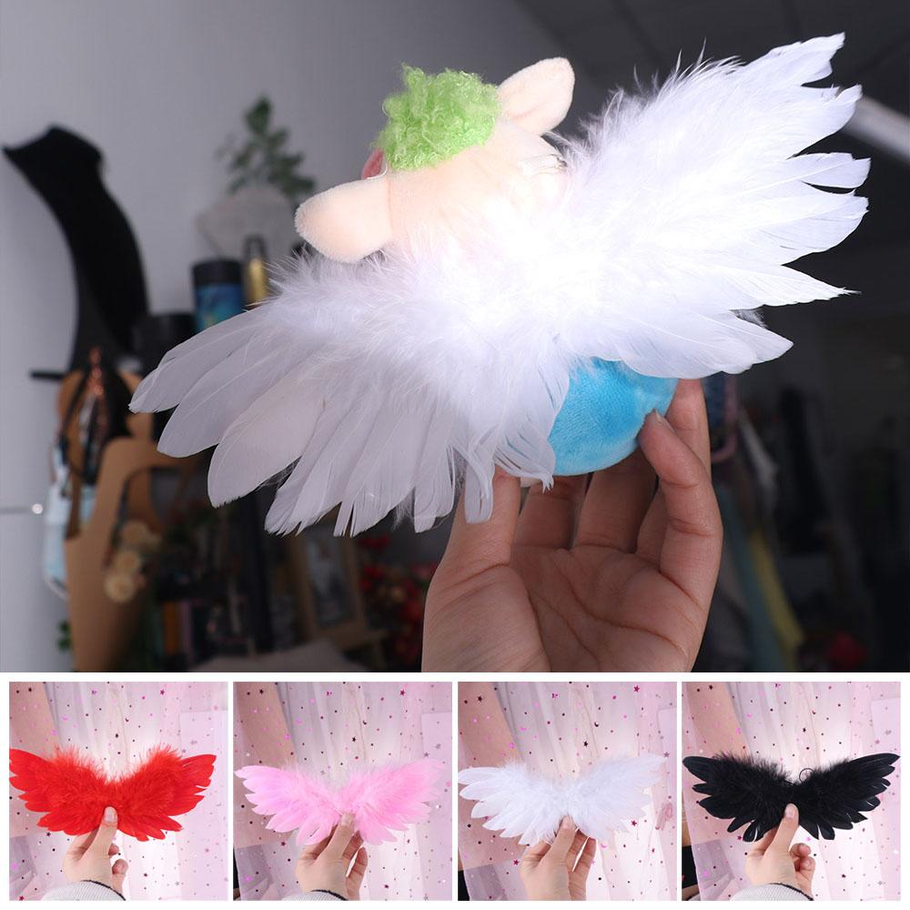 Plush Stuffed Wing Cotton Doll Lovely 20CM Doll Feather Wings DIY Idol Plush Doll Wing  Girls
