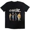 NEW GORILLAZ Band Gift For Fans Cotton Black T Shirt S-5XL BT683