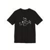 Cute Cartoon Cat Print Shortsleeved Tshirt with Korean Text Comfortable Street Style Outfit Women Clothing Graphic T Shirts
