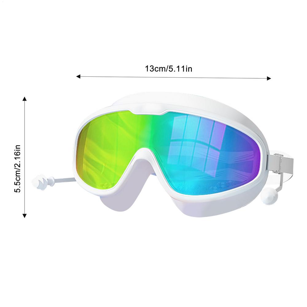 Adult Swimming Goggles Adjustable Swim Goggles With Wide View HD Swimming Goggles No Leaking Full Protection Pool Goggles
