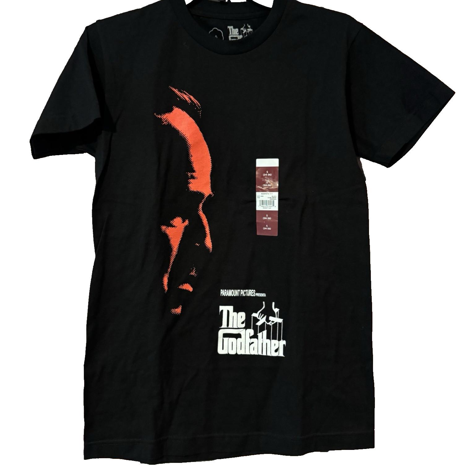 The Godfather Movie Graphic T Shirt Mens Small S Black Red Vito Corleone NWT New Unisex T-Shirt XXL