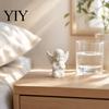 Bedside Angel Decoration 3D Printed Kneeling Figurine, Praying Cherub Desktop Statue, Wings Figurine Sculpture for Home Office Indoor Outdoor