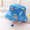 Fisherman's Hat for Children, Summer Sun Protection, Thin Style for Boys, Large Brim, Wide Brim, Cute Korean Style for Girls