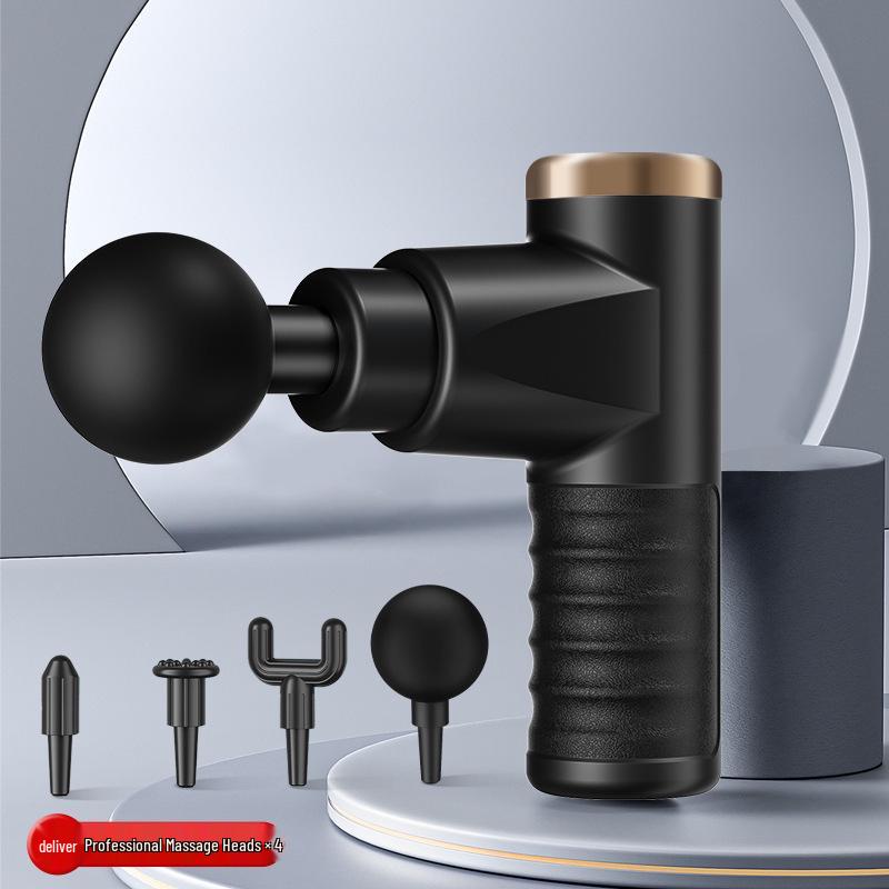 Cross-border Mini Massager: Professional Fascia Gun for Muscle Relaxation with Multi-Gear Adjustment
