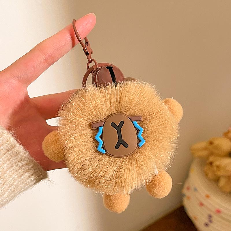 Plush Cartoon Keychain Pendant - Cute Gift Accessories for Bags