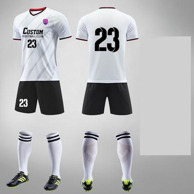 Football Uniform Set for Men and Women, Game Training Uniforms, Children's Adult Primary School Sports Jerseys