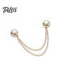 Easy Adjust Clothing Magnets Magnetic Trouser Leg Clips with Chain, Reusable Adjustable Alloy Fasteners, Cuff Folders No Damage Buckle for T-shirt Hem