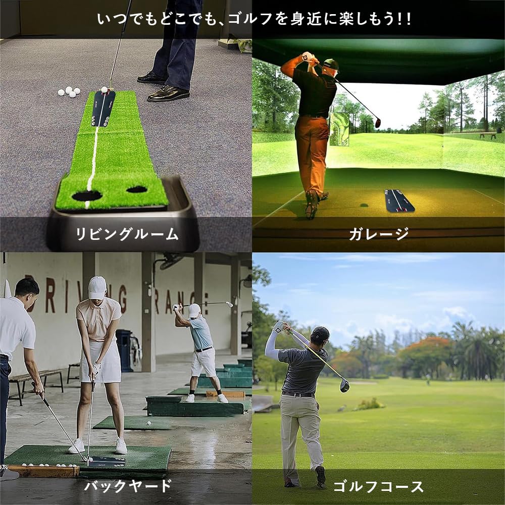 Golf Putting Practice Putting Trainer Alignment Stroke Starting Line Assist Ideal for Home and Indoor Practice Aid, Correction, Putt-Out Type,