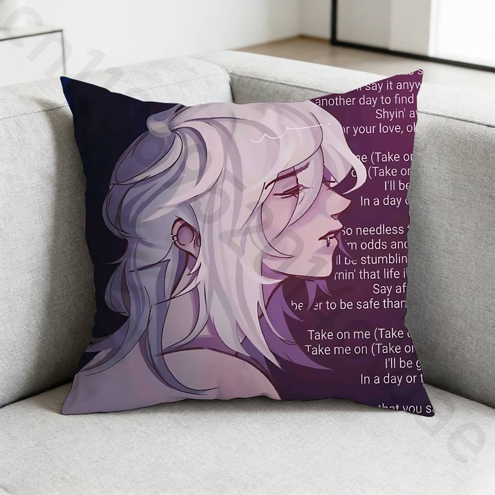 The Promise Of Hope Anime Pillowcase Casual Style Decoration Suitable for Home Decoration Excluding Pillow Core