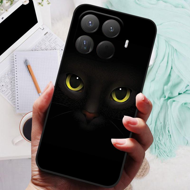 For Xiaomi 15T Pro Case Lion Wolf Silicone Soft Back Cover For Xiaomi Mi 15T Pro Phone Case 15TPro Protective Shell Fundas Coque