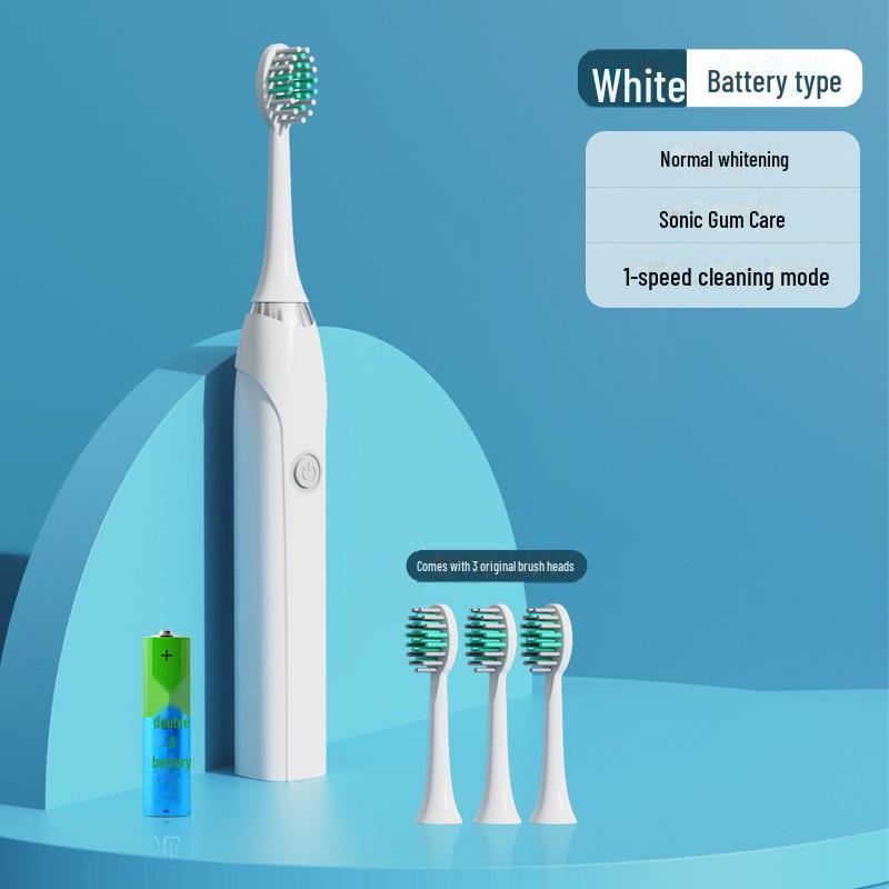 Rechargeable Ultrasonic Electric Toothbrush with Soft Bristles and Water Flosser