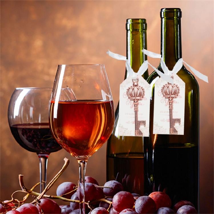 Wedding Party Bottle Opener Gift Bags with Candy Decorative Pack of 50