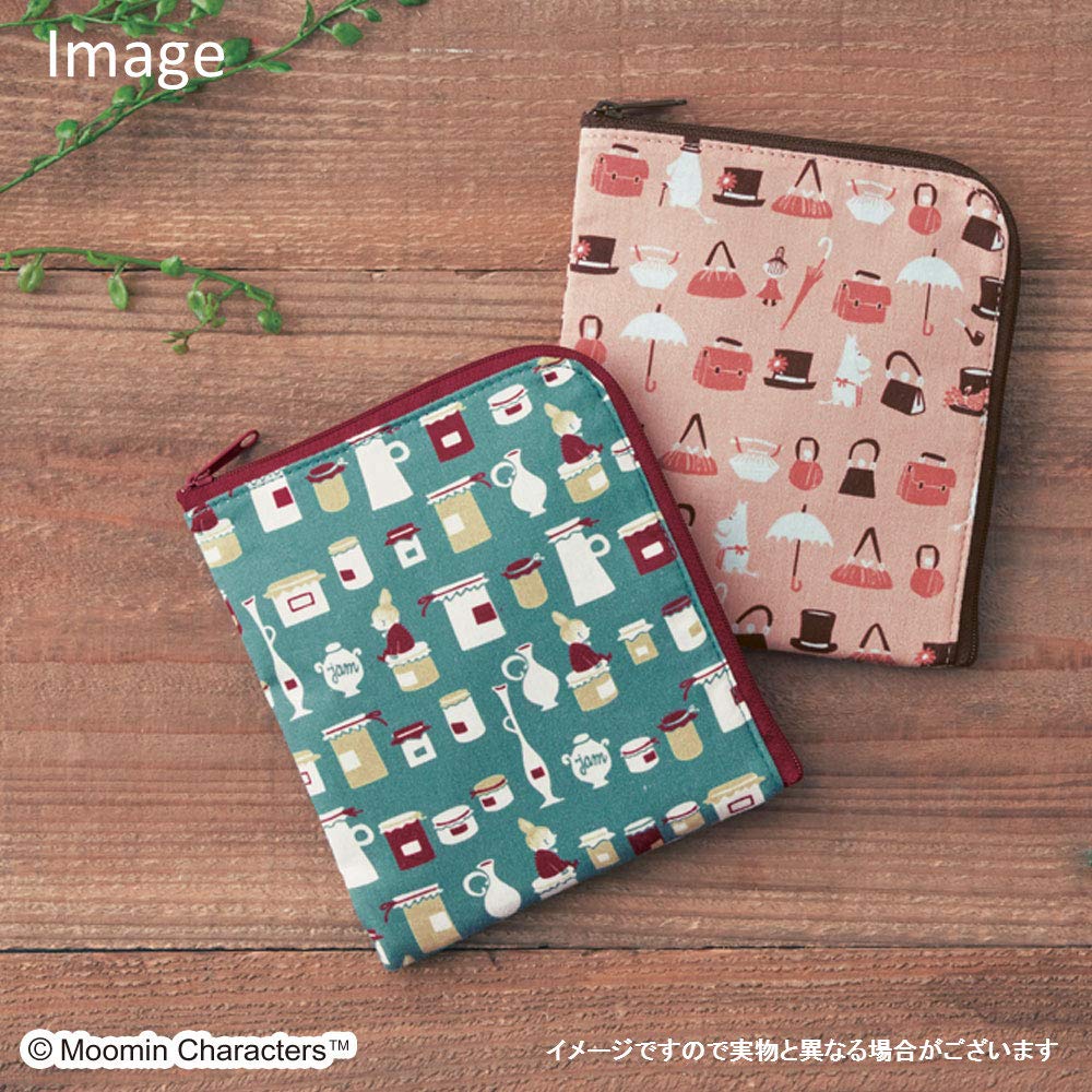 Miyamoto Towel Made in Japan Flat Mini Moomin x x 1 cm (Miyamoto) Pouch, Chair, Navy, 13.5 15.5