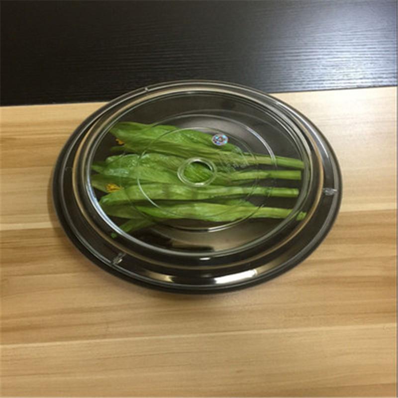 Acrylic Pc transparent restaurant thick round sushi steak lid cover baking pan wok cap kitchen cookware food lid stove