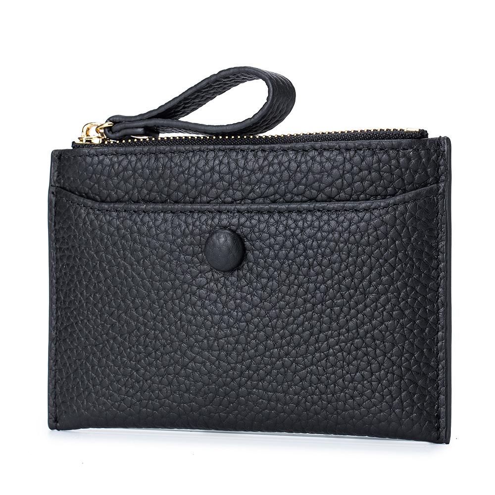 Ultra-thin Change Bag, Mini ID Card, Driver's License, Leather Case, Women's Multi-function Storage Bag, Multi-card Card Bag.