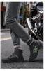 Botas Cortas Antideslizantes para Motocicleta Locomotive - Zapatos de Exterior para Carreras y Turismo para Hombre