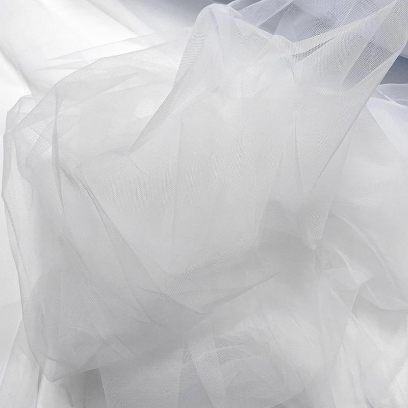 

Mesh Fabric Soft Yarn High-end Dress Wedding Dress Formal Gowns Designer Clothing Fabric Skirt Hem Clothing Handmade Yarn Fabric 1.6M&1M