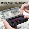 Multipurpose Camera Lens Filter Organizers Secure Magnetic Carrying Case for Pocket 3 Camera