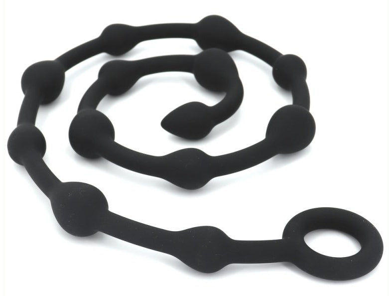 Kulki analne XXL Gruszka 100 x 3cm - AnalMasterBalls - Różaniec