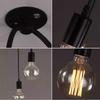 Retro Chandelier White E27 Attic Living Room Edison DIY Adjustable Hanging Light Decoration Pendant Lamp Ceiling Light Bedroom