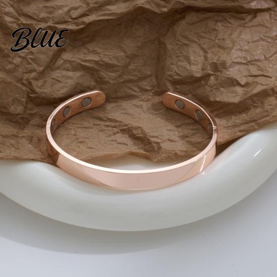 Custom Fit Bracelet Magnetic Adjustable Unisex Minimalist Alloy Bangle