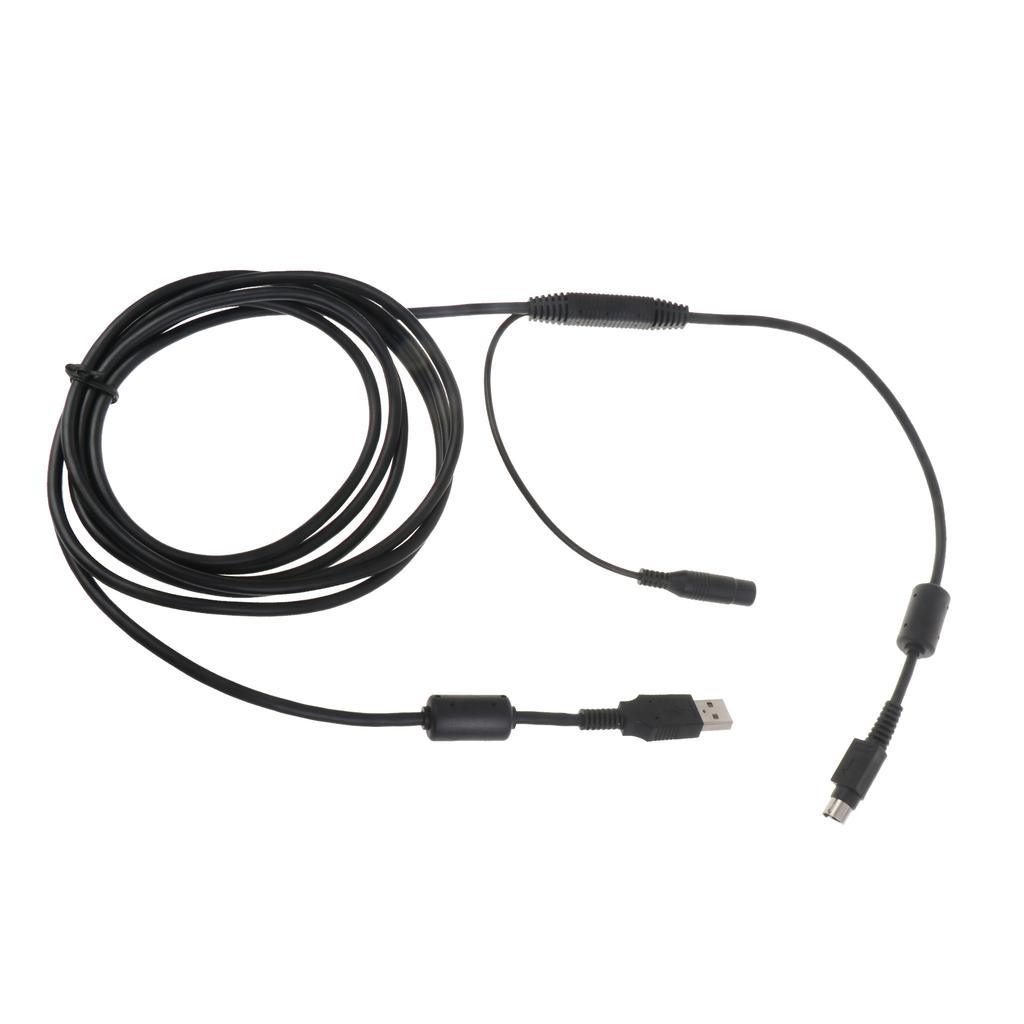 Portable Tangle-Free PVC Wires Power Cord for 2900 3500 Camera 295cm Length Cables Power Supply Cable Replacement