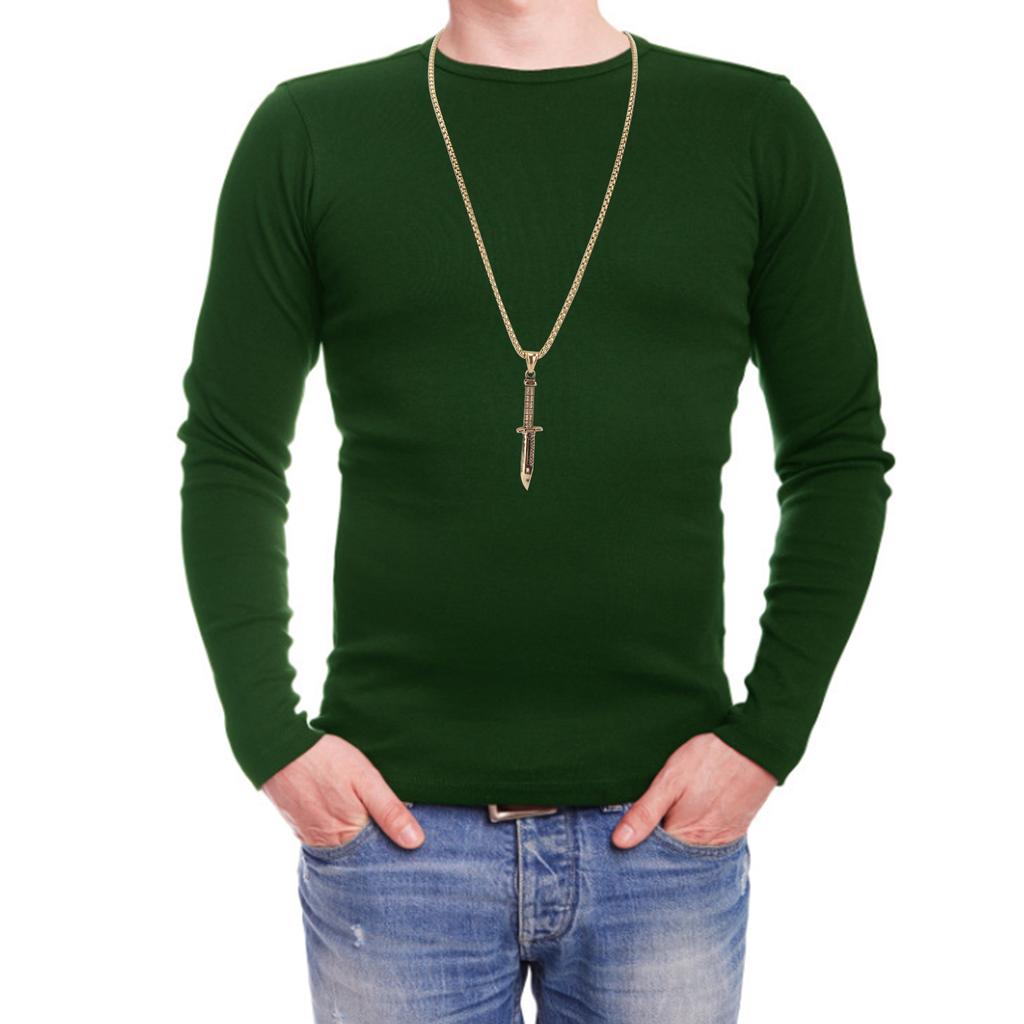 Men Knife Pendant Necklace Fashionable Male Jewelry Necklace Gift Clothes Accessory