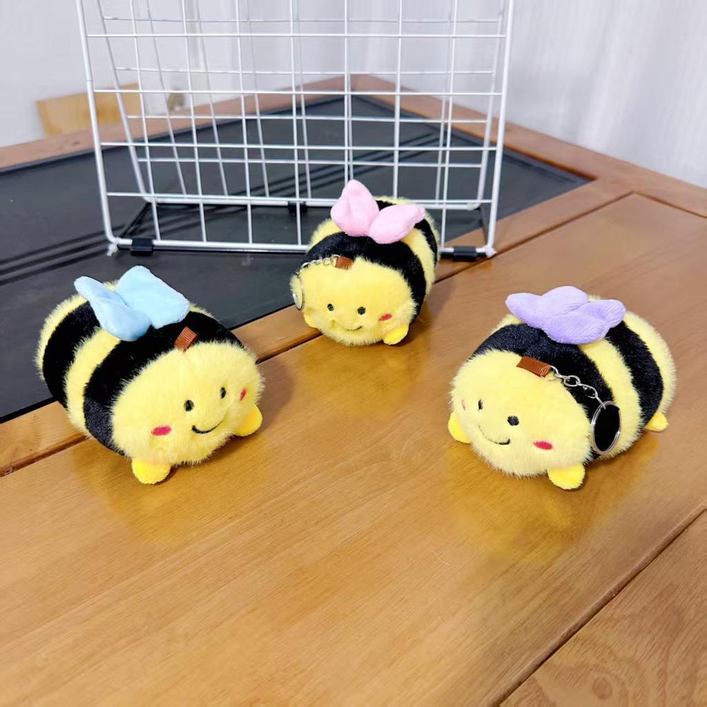 Mini Plush Toy Claw Machine Keychain Charms