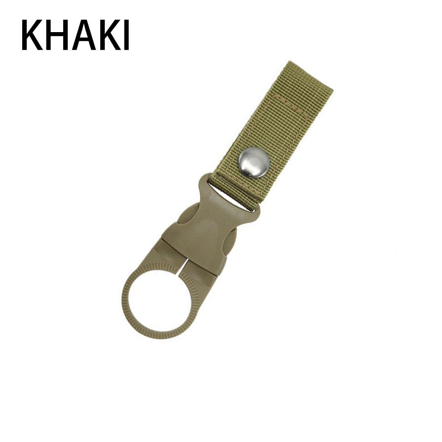 

Tactical Nylon Water Bottle Holder — Webbing Strap with Multi-functional Carabiner — Portable Quick-Attach Water Bottle Clip Other