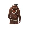 Jordan Logo Hoodie With Drawstring Long Sleeves Men Tops Brown DV7024-262