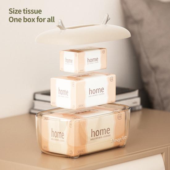 

Прозрачный декор рога, настольная коробка для салфеток, большая емкость, держатель для салфеток, украшение для дома, диспенсер для салфеток