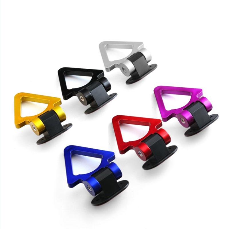 Decor Golden Universal Hook Ring Eye Towing Car Trailer Decoration Arrow Sticker