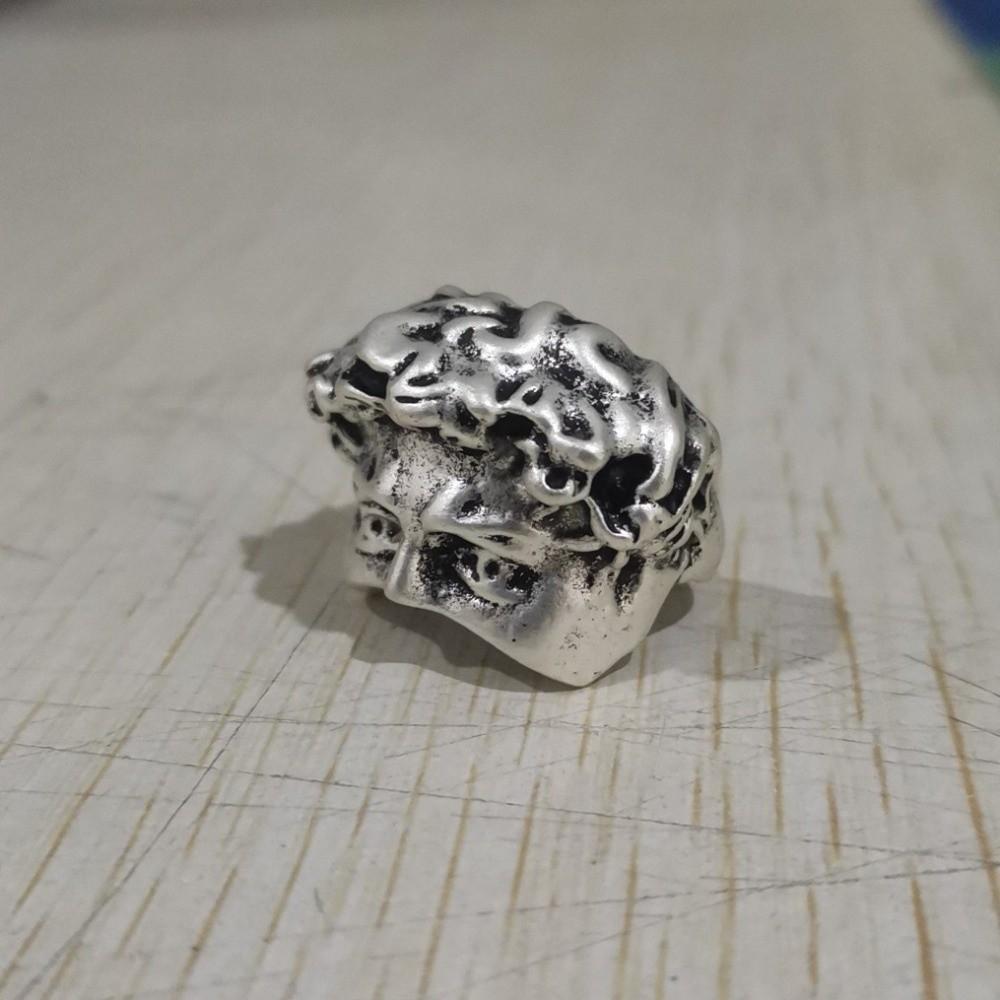 Unique Open Rings Adjustable Goth Style Ring Fashion Mystical Masked Face Ring  Daily