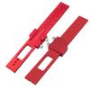 Precision T Type Pocket Ruler Inch Metric Measuring Tool With Slide Stop For Carpentry Marking Multi-function Measuring Aid Tool