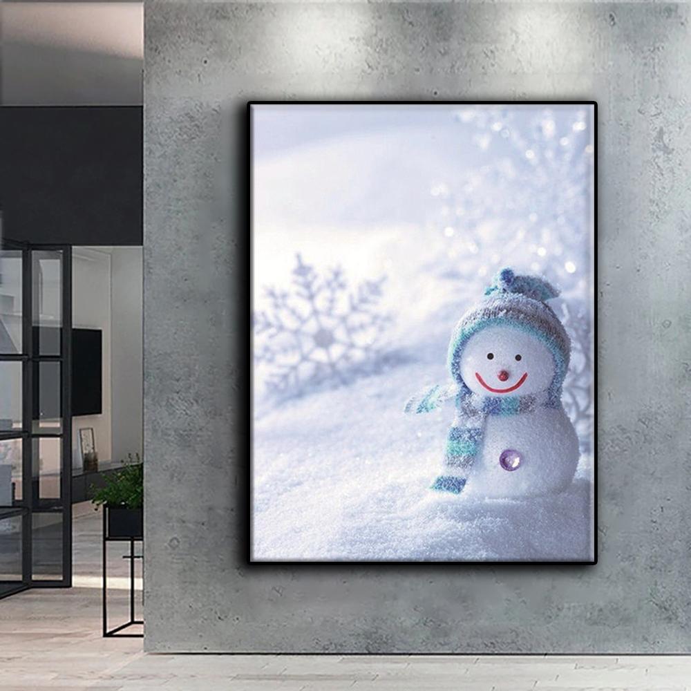 5D Diamond Painting Full Diamond Christmas Tree Santa Snowman Diamond Painting Handmade Diy Diamond Mosaic Painting Home Decoration