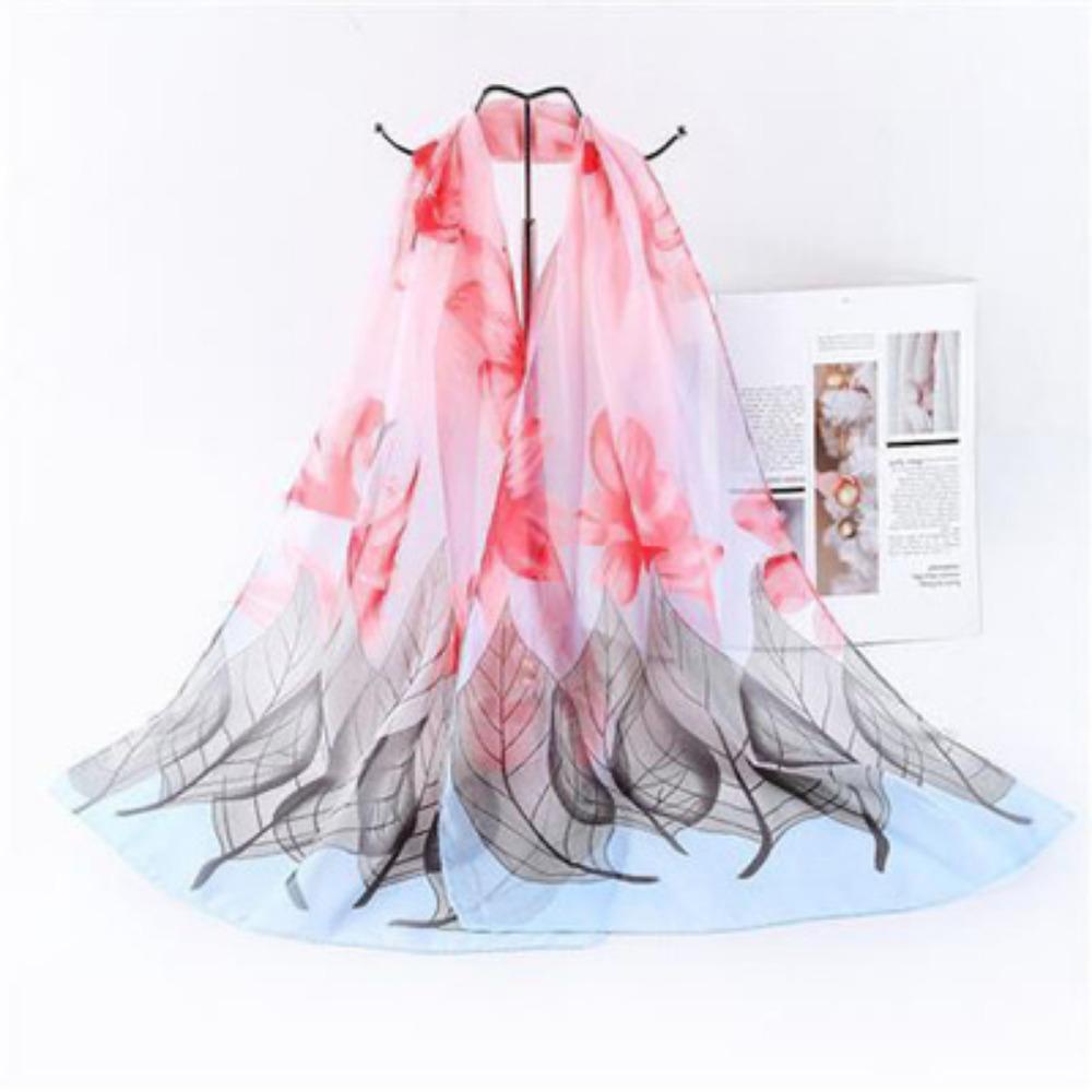 

Нові шифонові шарфи. Жіночі літні шовкові шарфи.