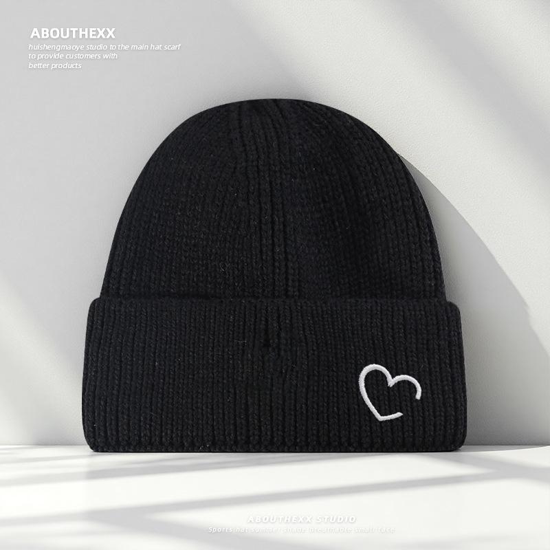 Japanese Original Large Head Circumference Wool Hat for Women Autumn and Winter Warm Pullover Cold Hat Men's Ear Protection Knitted Hat